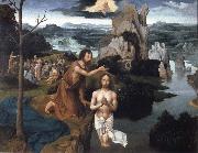 PATENIER, Joachim Baptism of Christ oil on canvas